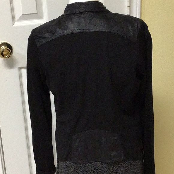 CAbi OWENS WATERFALL FAUX LEATHER JACKET MED - Picture 7 of 12